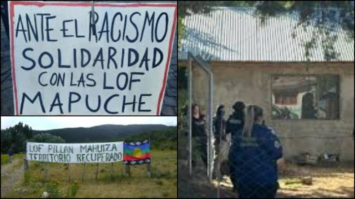 Comunidades Mapuche realizaron una acción pacífica en los Tribunales de Esquel